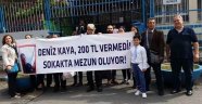 200 TL vermedi Mezuniyet balosunu Sokakta Yaptı