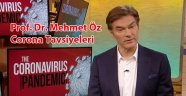 Prof. Dr. Mehmet Öz'den Korona Tavsiyesi