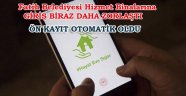 Fatih Belediyesine giriş değişti