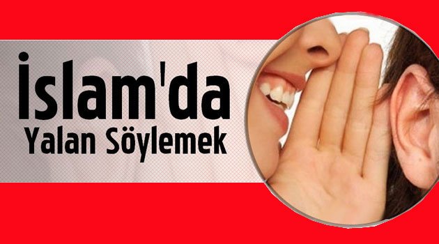 Yalan söyleyenler bizden değildir