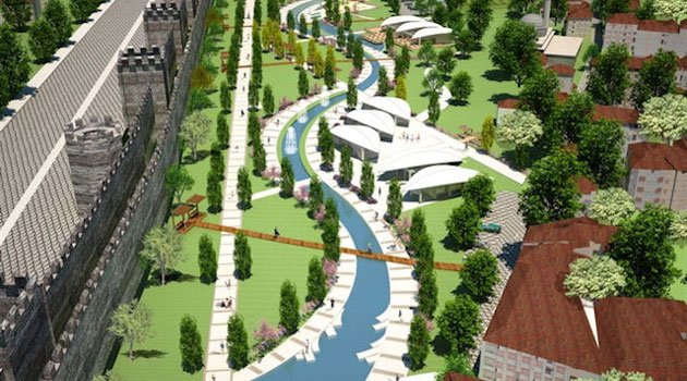 Yedikule Belgradkapı Arası Çevre Düzenleme İnşaatı başladı