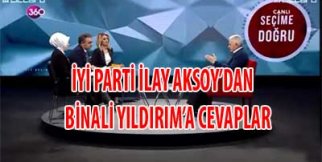 İlay Aksoy, Binali Yıldırıma Cevap verdi